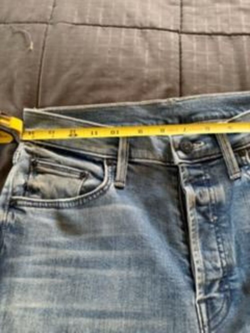 Mother wide legged frayed hem button fly jeans - Picture 6 of 12